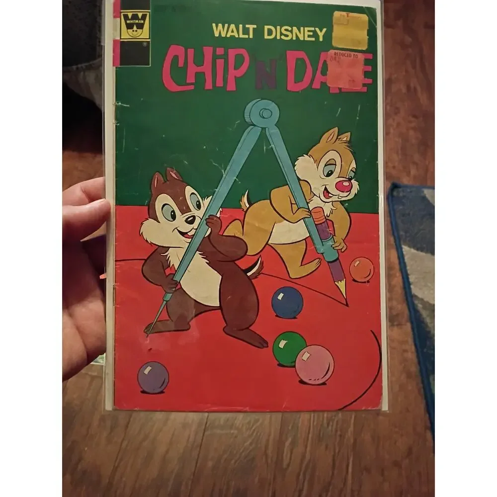 Lot Of 6 Whitman And Gold Key Comics Disney Hanna Barbera Mickey Goofy Low/Mid